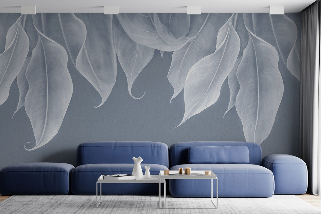 Folhas claras a pender — interior 3