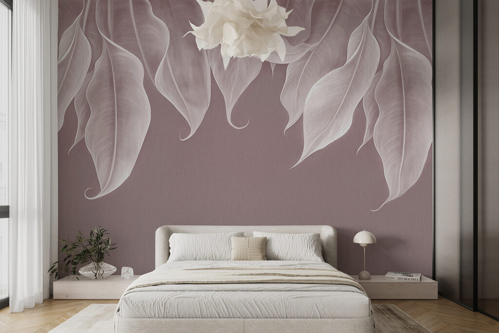 Folhas claras a pender — interior 1