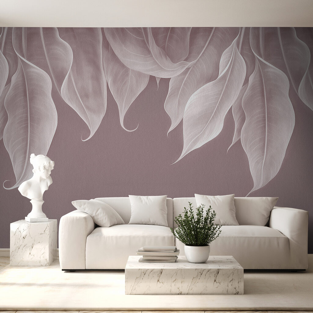 Folhas claras a pender — interior 2