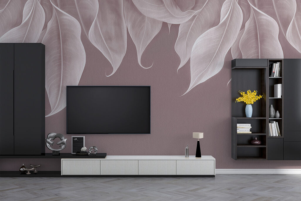 Folhas claras a pender — interior 3