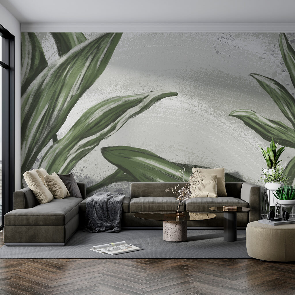 Folhas verdes, manchas brancas — interior 1