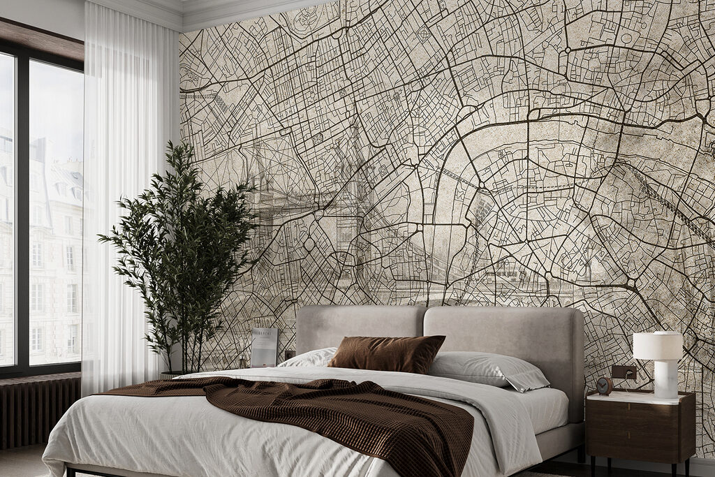 Ruas em linhas finas — interior 1