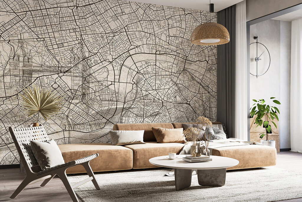 Ruas em linhas finas — interior 3