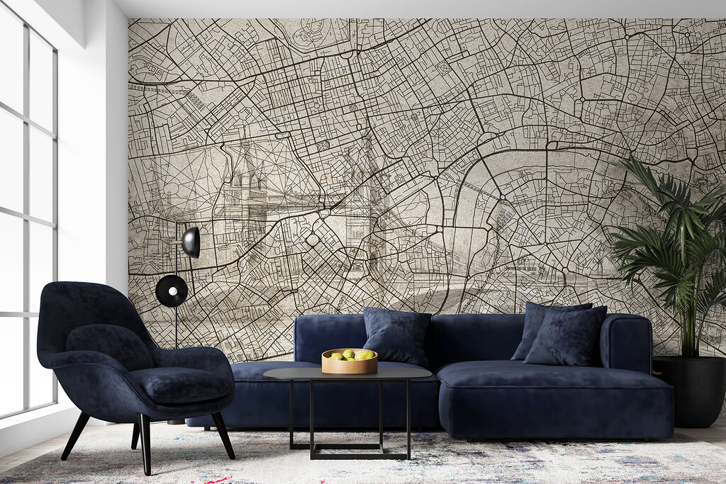 Ruas em linhas finas — interior 4