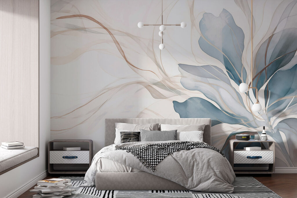Folhas largas em azul-acinzentado — interior 2