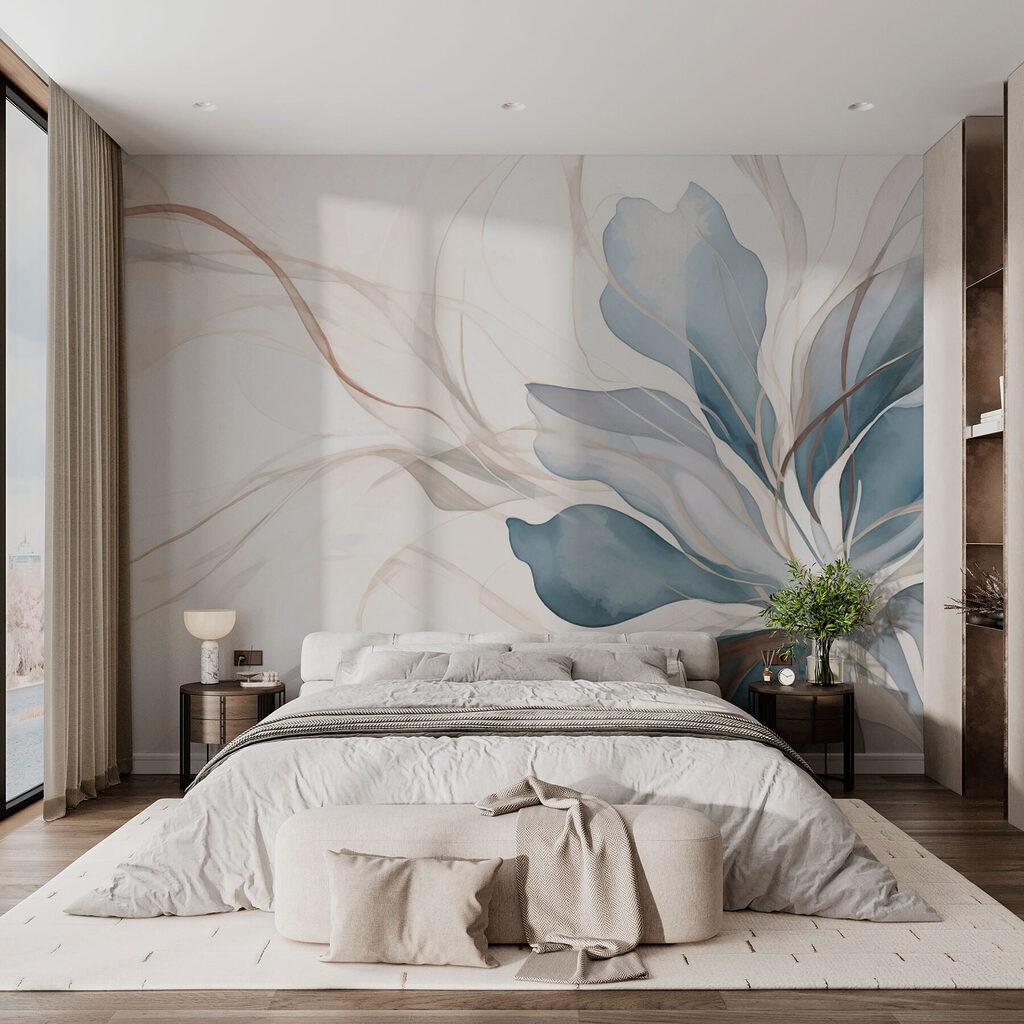Folhas largas em azul-acinzentado — interior 3