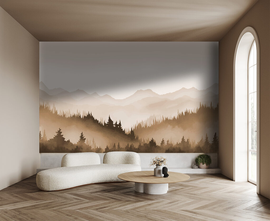 Colinas verdes na bruma — interior 2