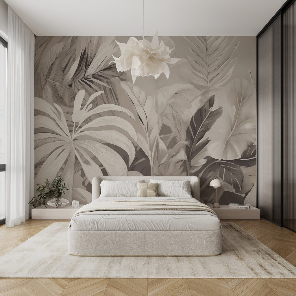 Folhas tropicais cinzentas — interior 3