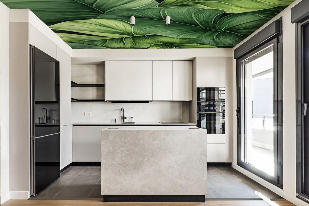 Folhas verdes, dobras fundas — interior 3