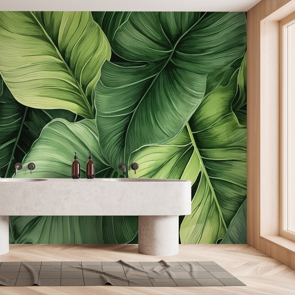 Folhas verdes, dobras fundas — interior 2
