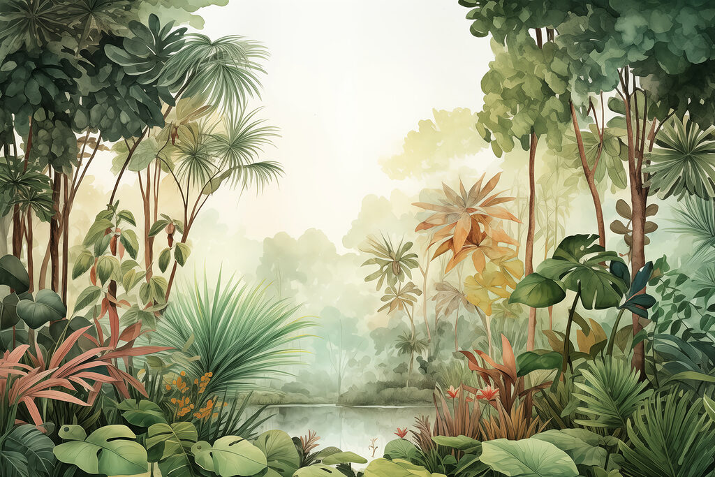 Luz no bosque — design completo