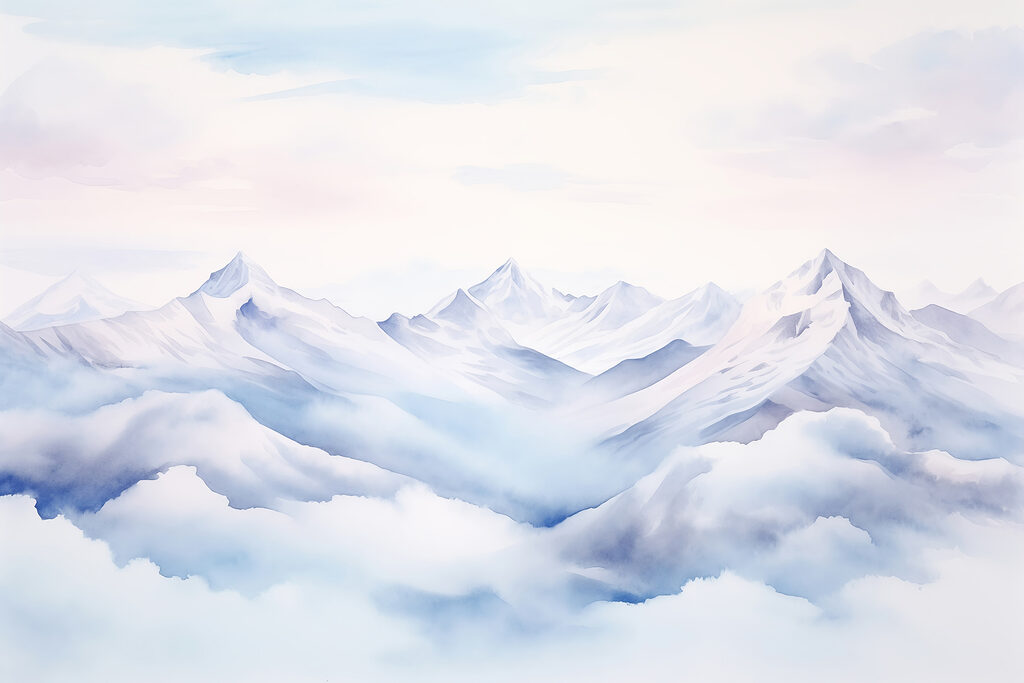 Cumes acima das nuvens — design completo