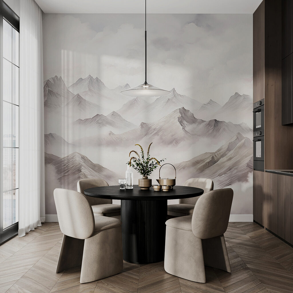 Picos cor-de-rosa em nuvens — interior 4