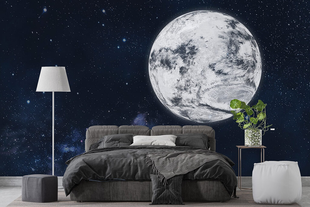 Lua em céu estrelado — interior 2
