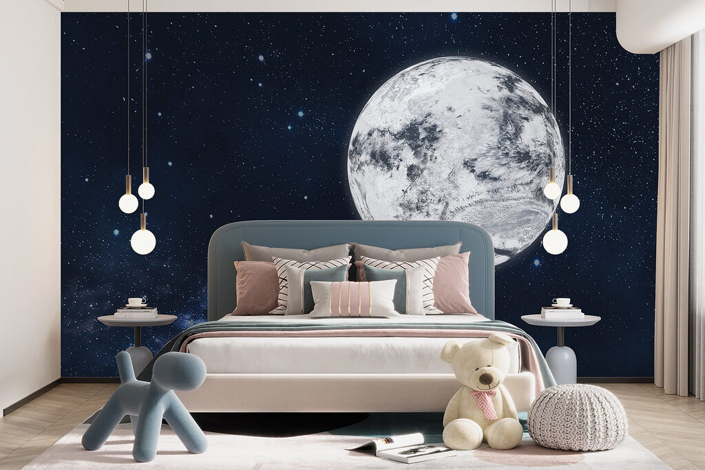 Lua em céu estrelado — interior 5