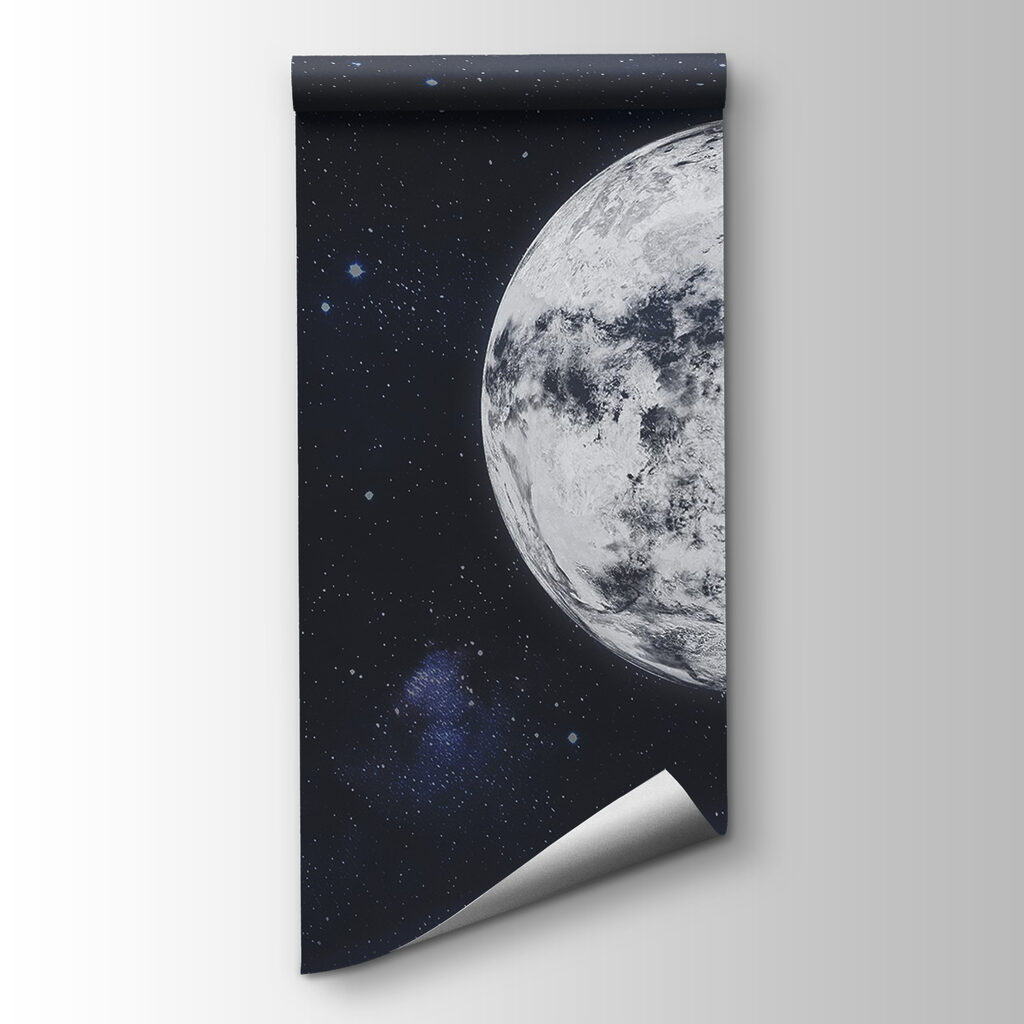Lua em céu estrelado — vista do produto