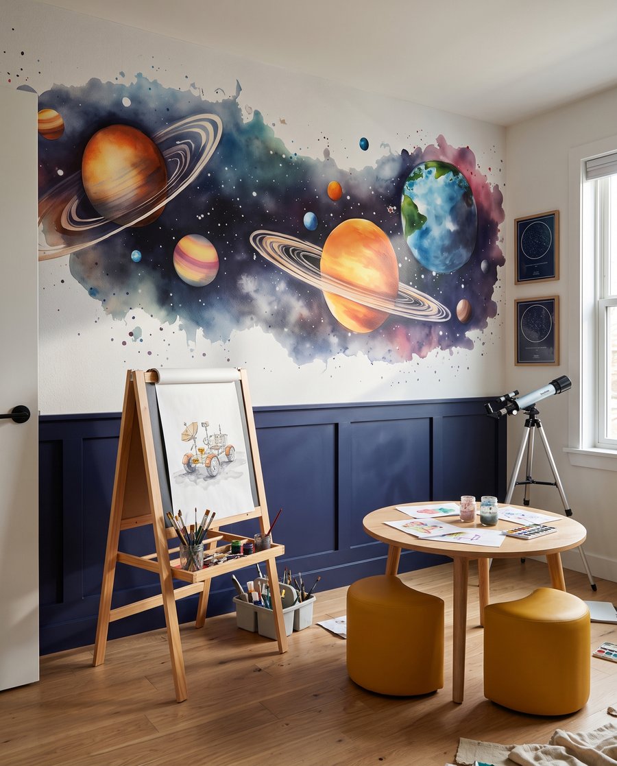 Planetas com anéis — interior 8
