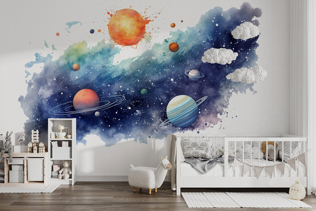Sol sobre estrelas pintadas — interior 2