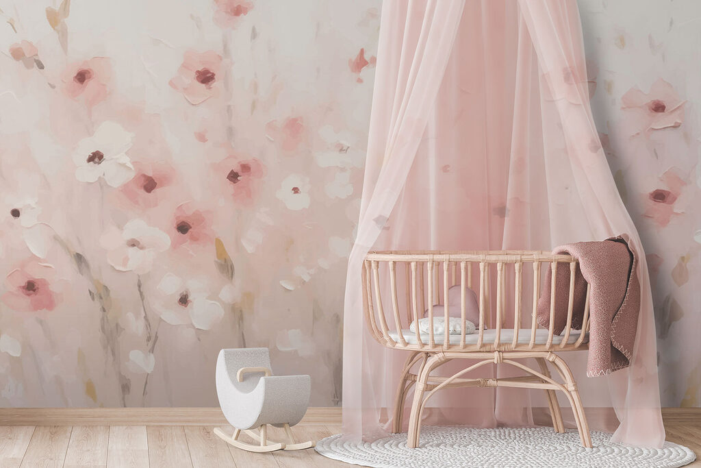 Prado de flores rosa — interior 1