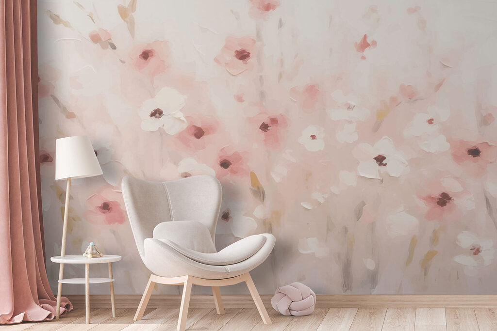 Prado de flores rosa — interior 3