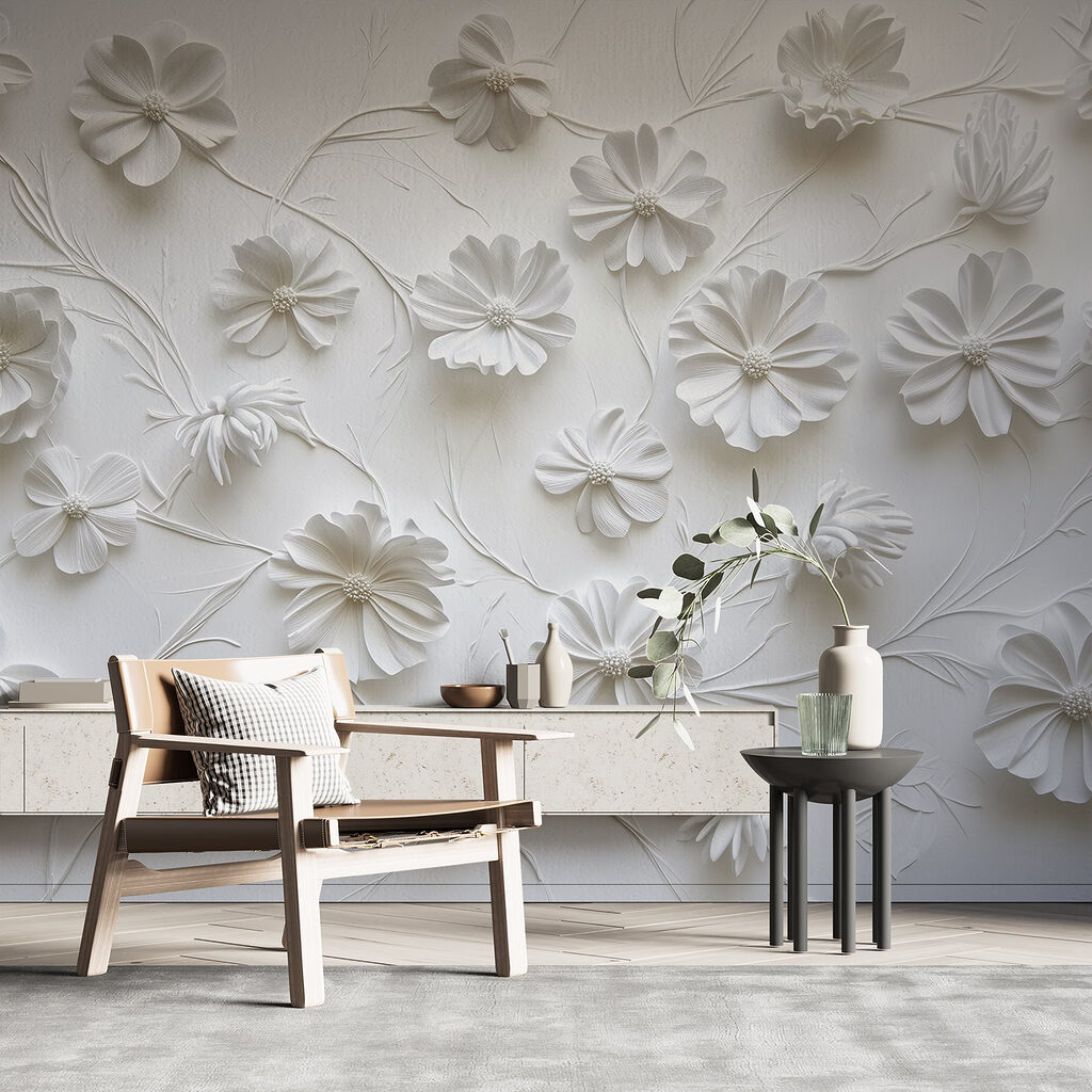 Espaço aberto entre flores — interior 4