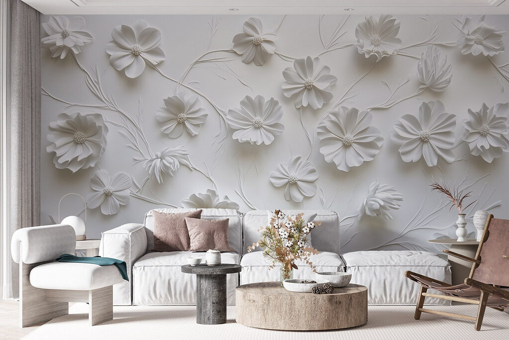 Espaço aberto entre flores — interior 6