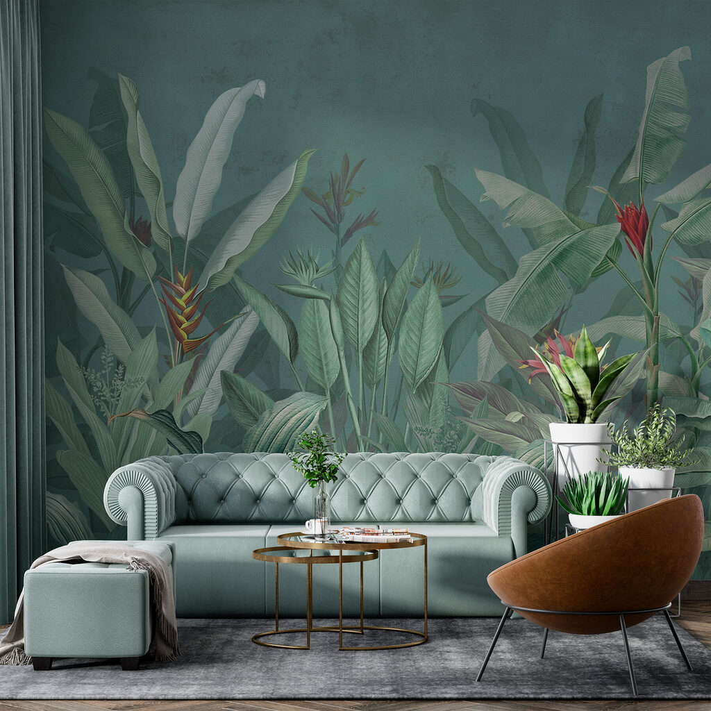 Plantas e flores tropicais — interior 1