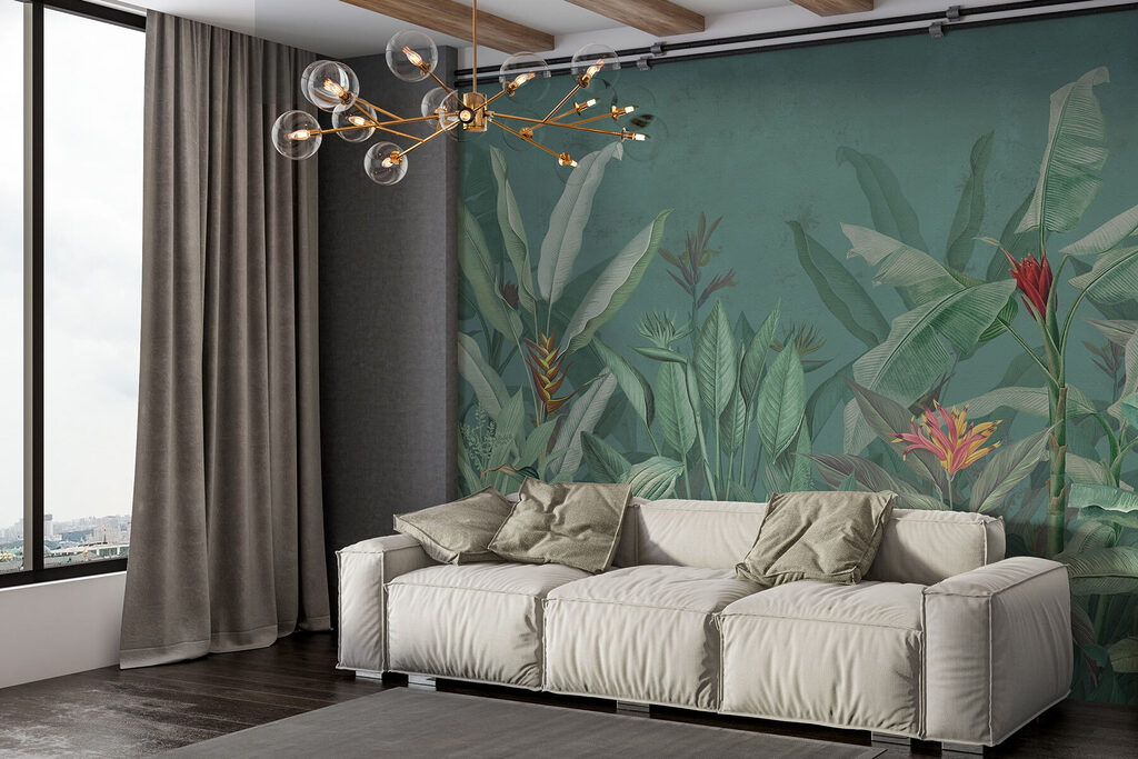 Plantas e flores tropicais — interior 3