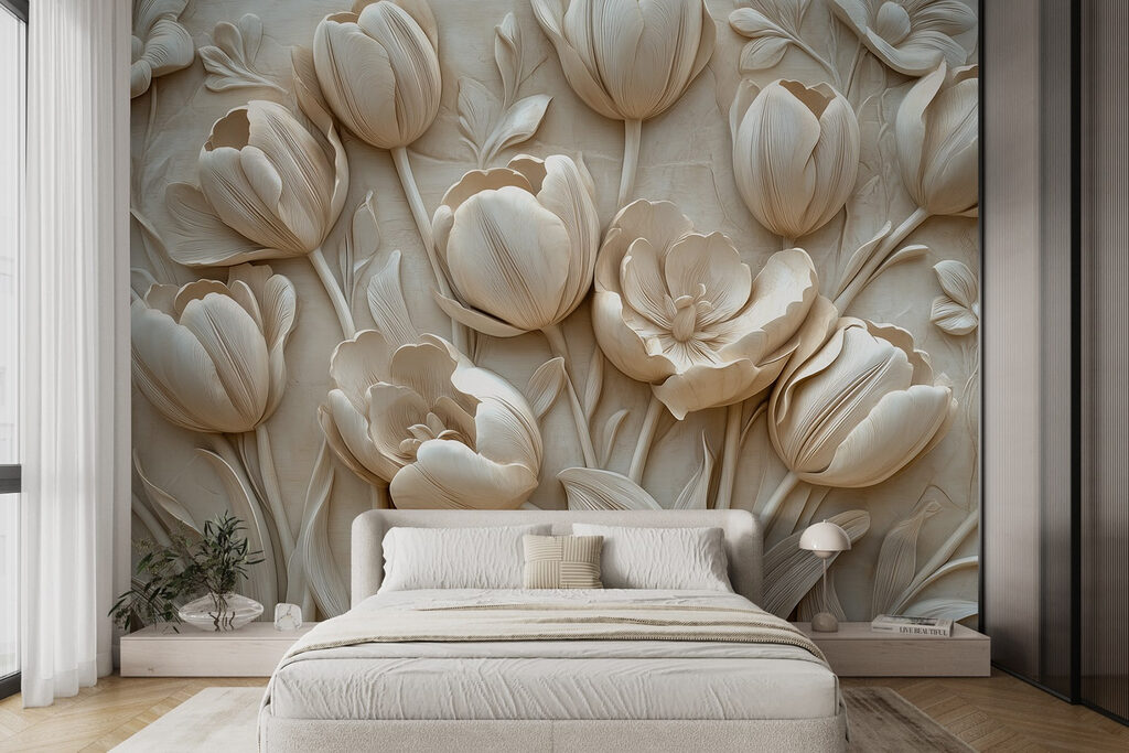 Tulipas em relevo — interior 2