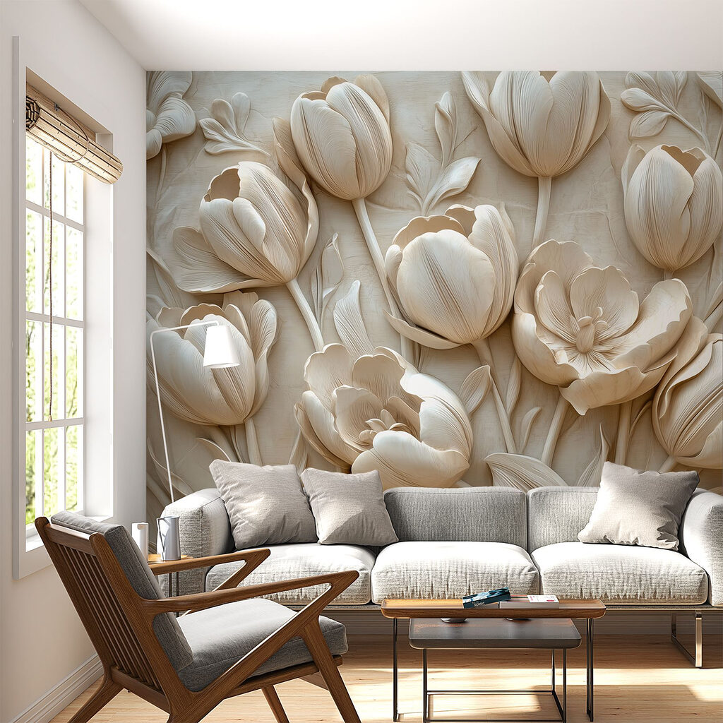Tulipas em relevo — interior 4