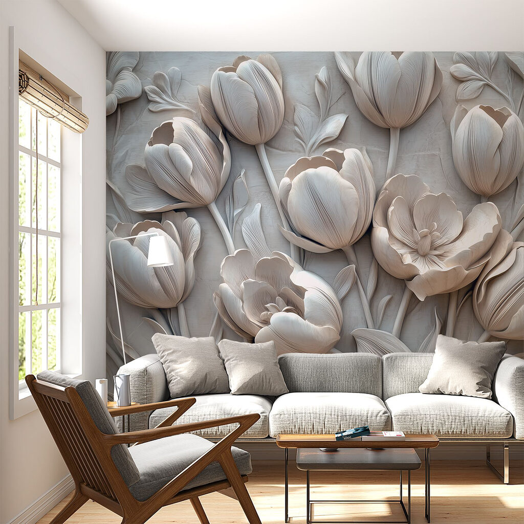 Tulipas em relevo — interior 3