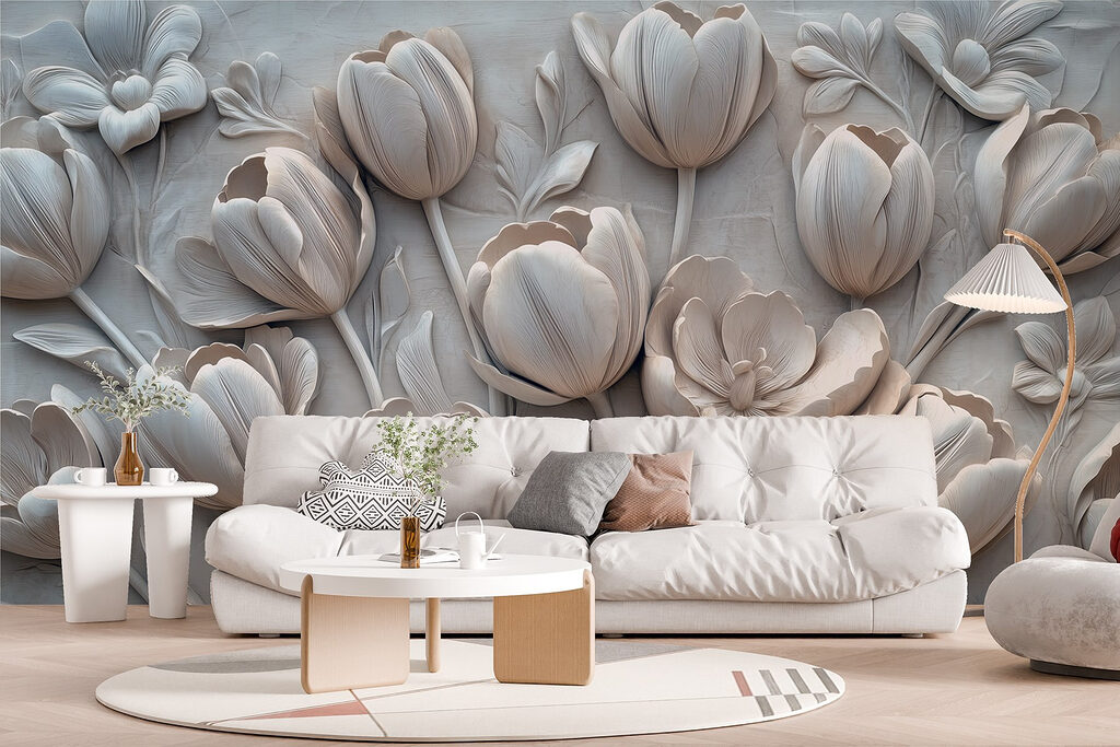 Tulipas em relevo — interior 5