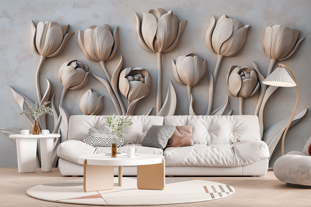 Fila de tulipas — interior 4