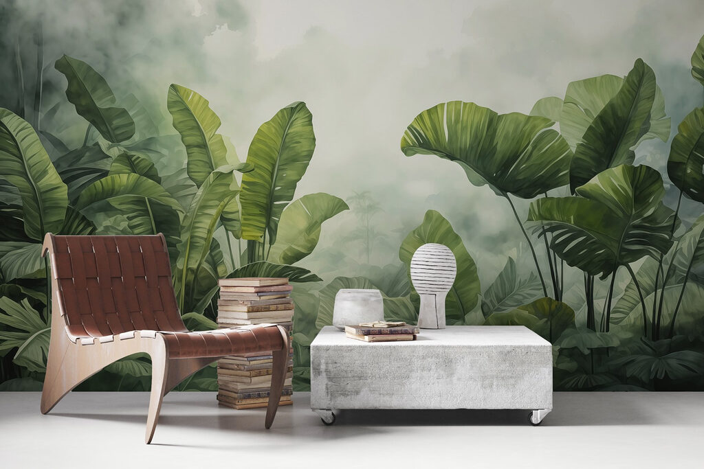 Folha grande no bosque — interior 2