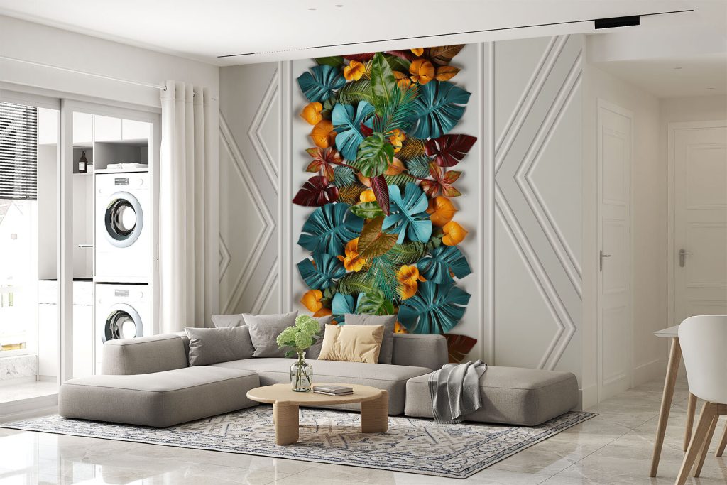 Tira tropical entre riscas — interior 2