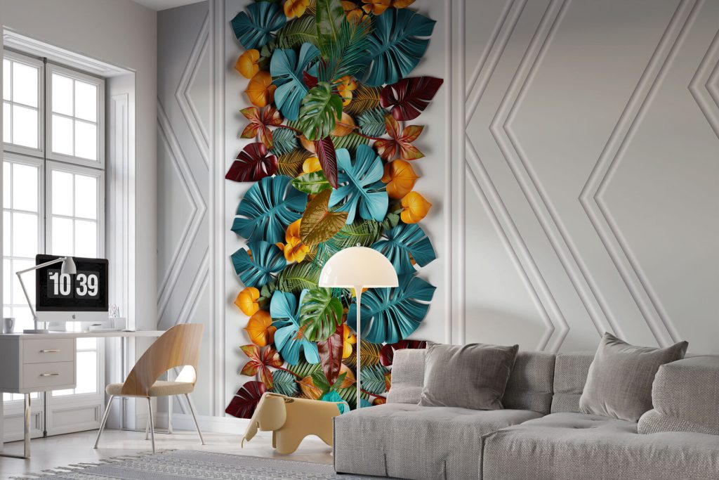 Tira tropical entre riscas — interior 6