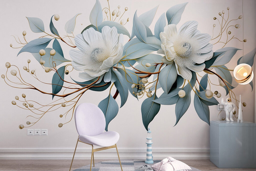 Ramo horizontal em branco — interior 3