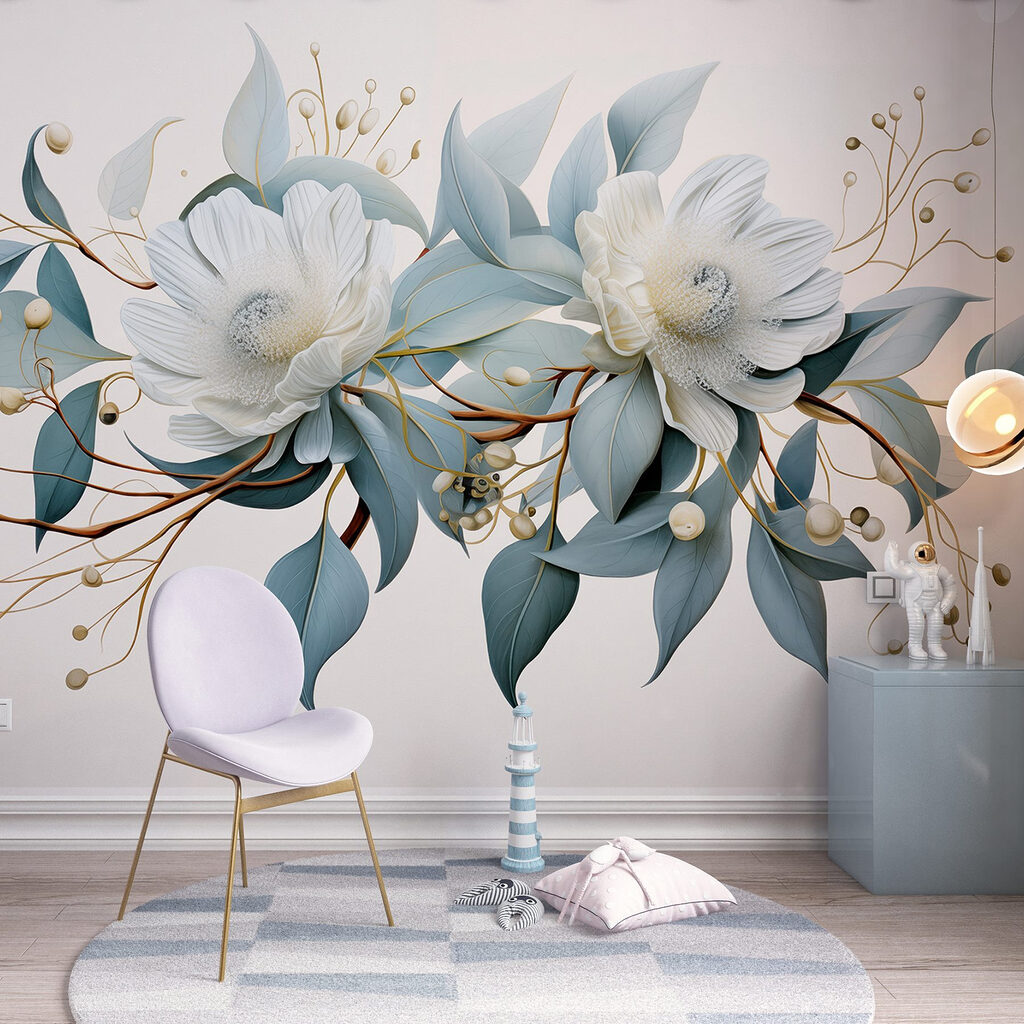 Ramo horizontal em branco — interior 4