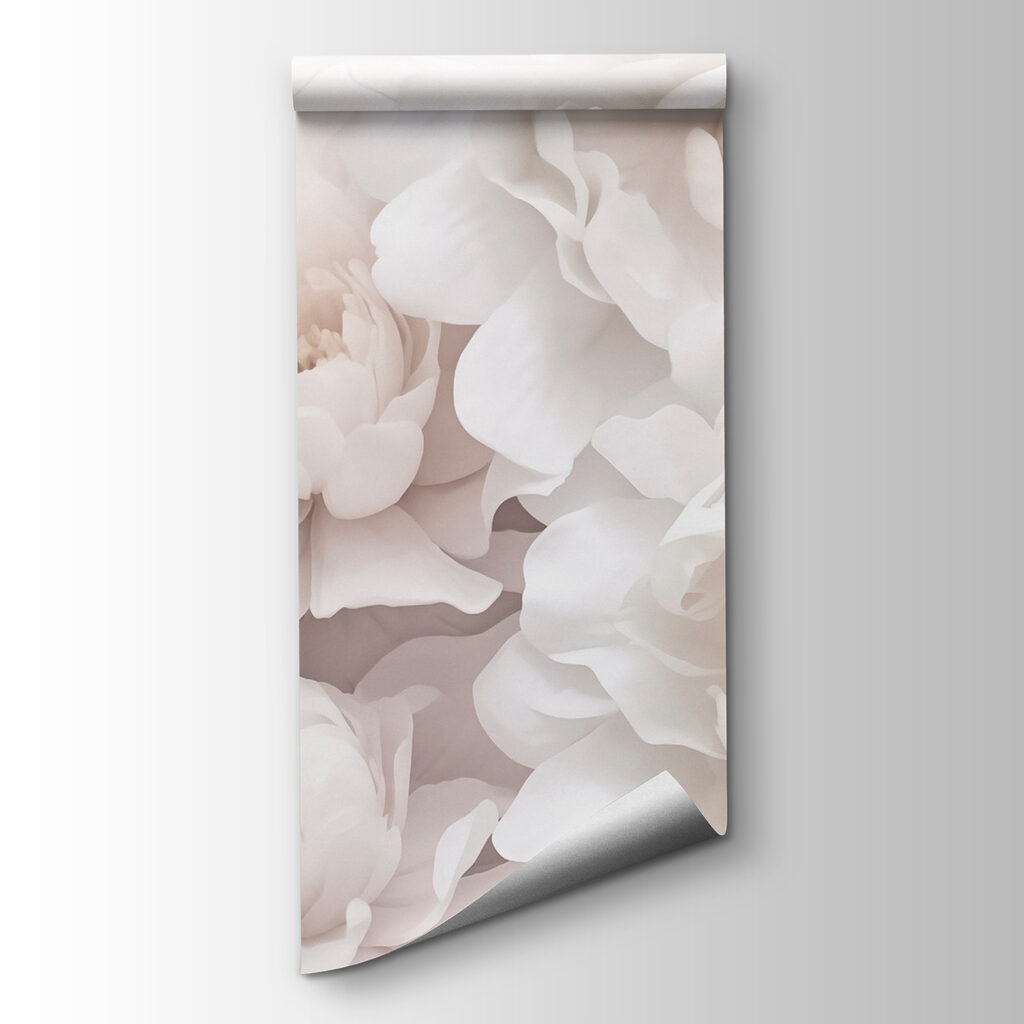 Flores brancas a dissolver-se — vista do produto