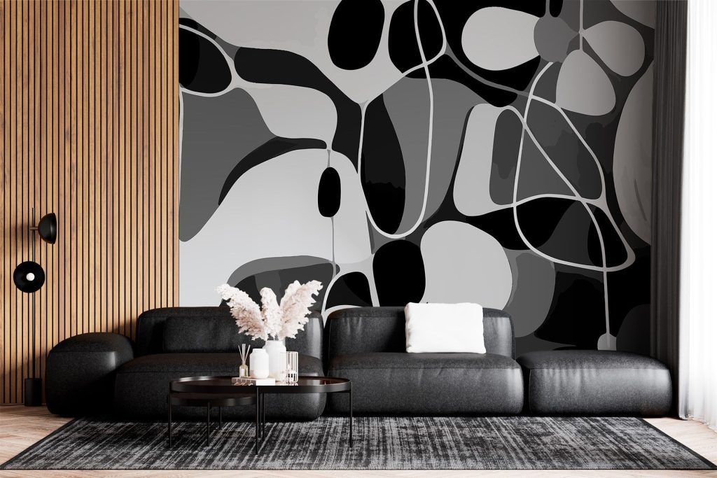 Formas abstratas e linhas — interior 1