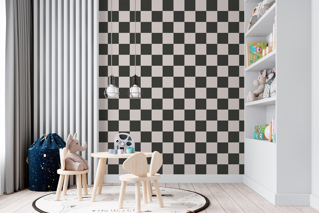 Quadrados em contraste — interior 2