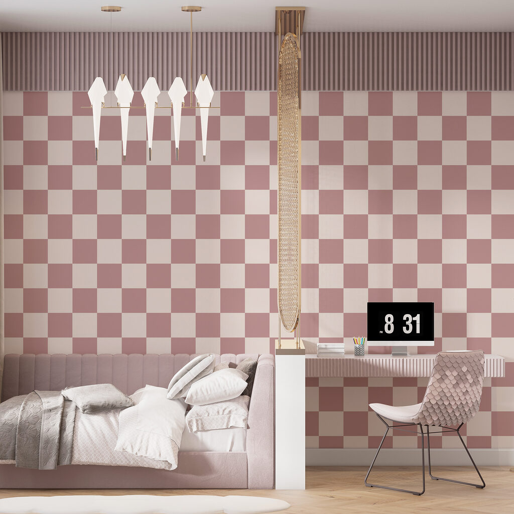 Quadrados em contraste — interior 2
