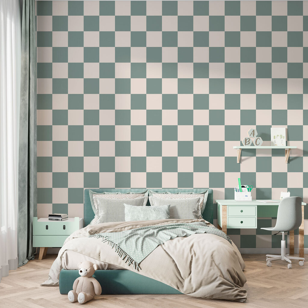 Quadrados em contraste — interior 1
