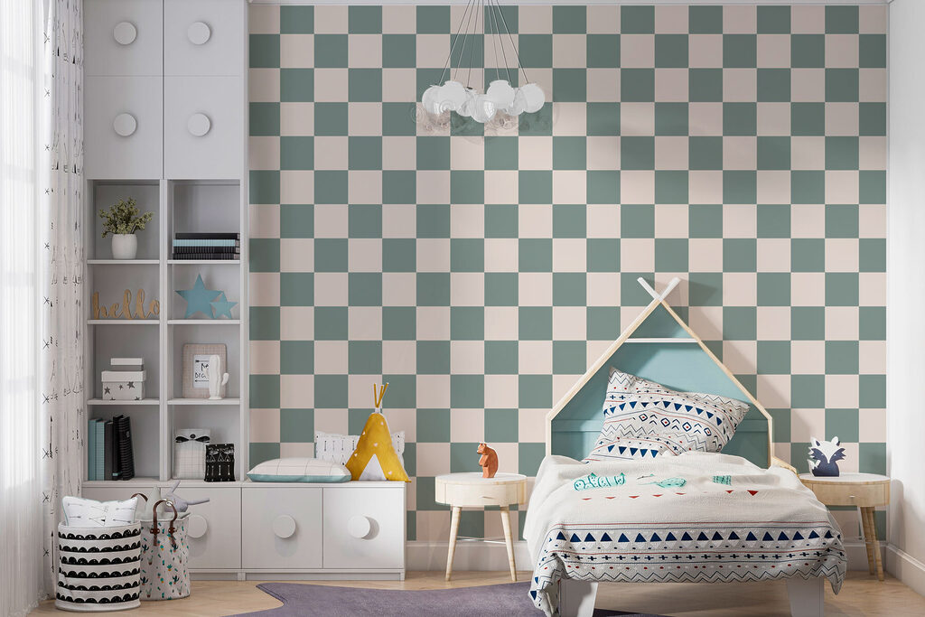 Quadrados em contraste — interior 3
