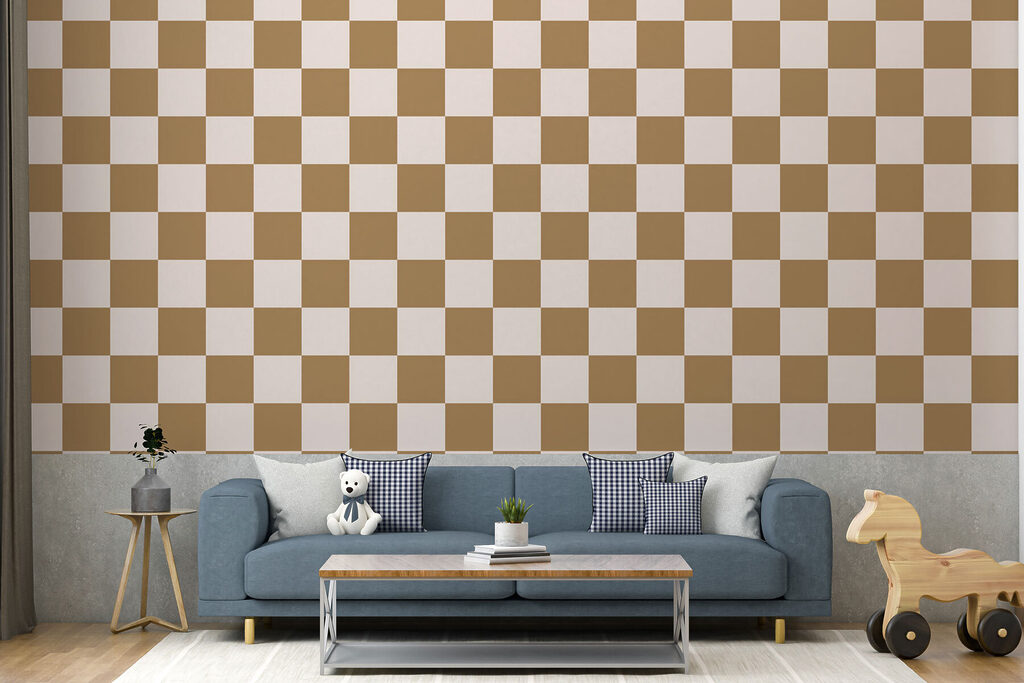Quadrados em contraste — interior 1