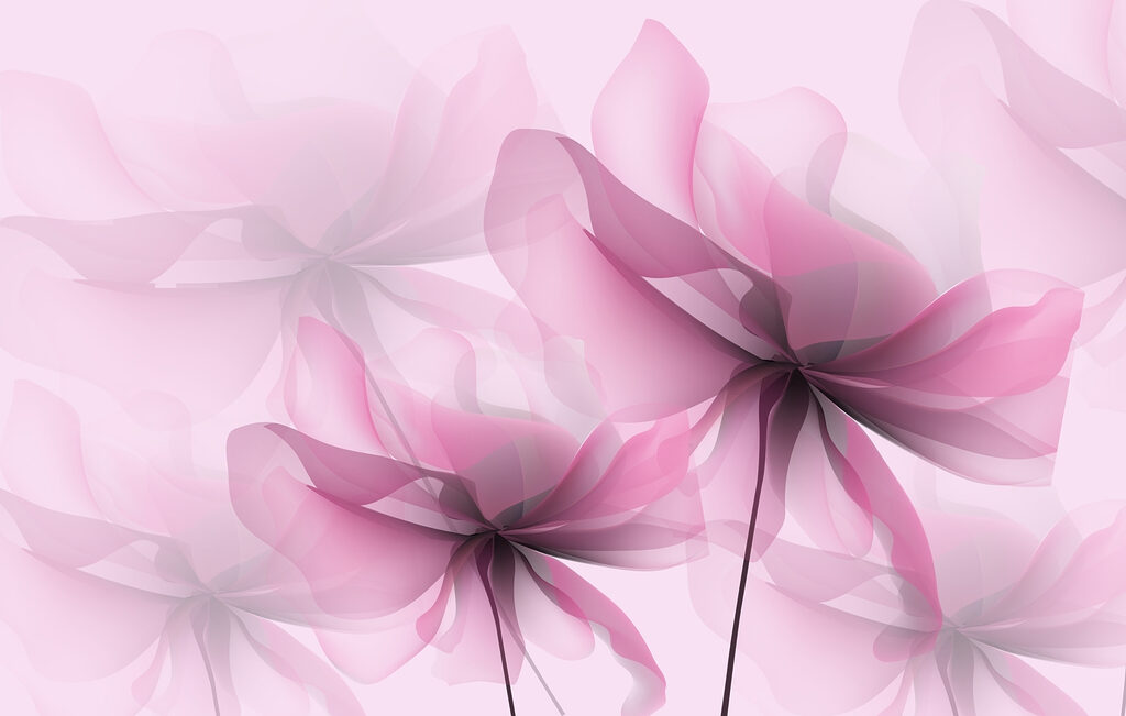 Sombras lilás sobre rosa — design completo