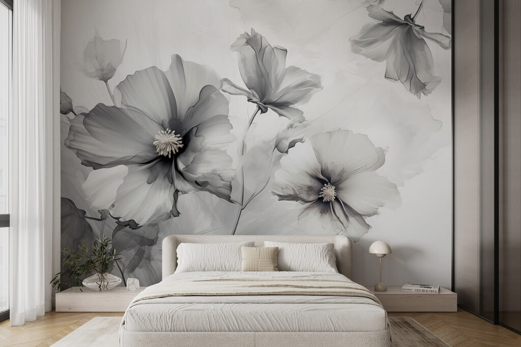 Flores soltas em aguarela — interior 2