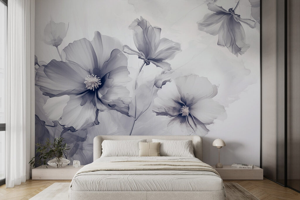Flores soltas em aguarela — interior 2