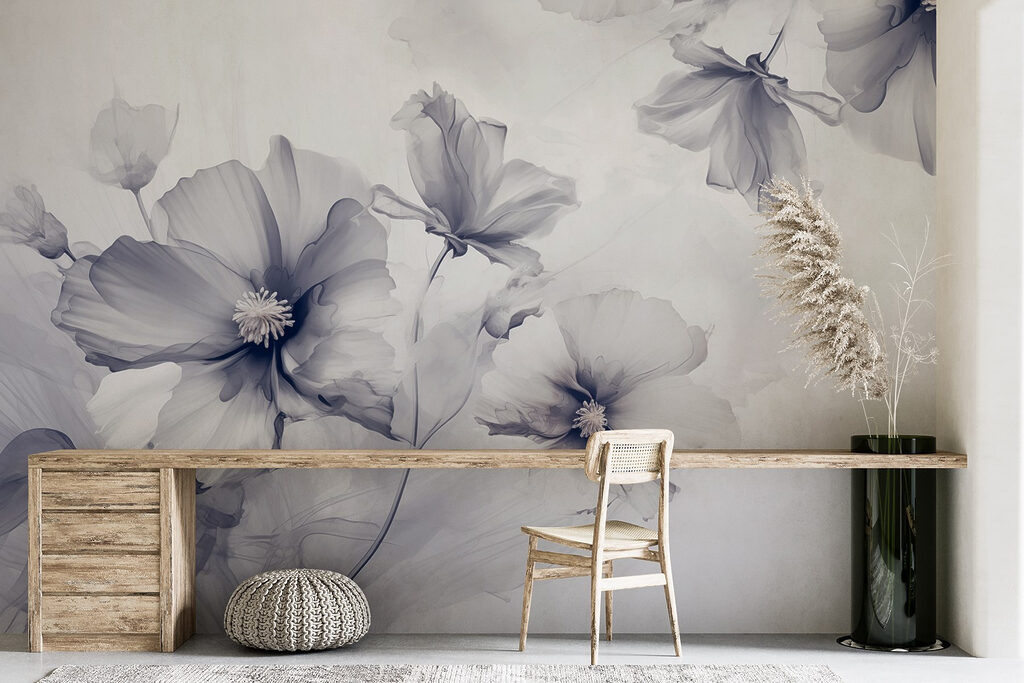 Flores soltas em aguarela — interior 5