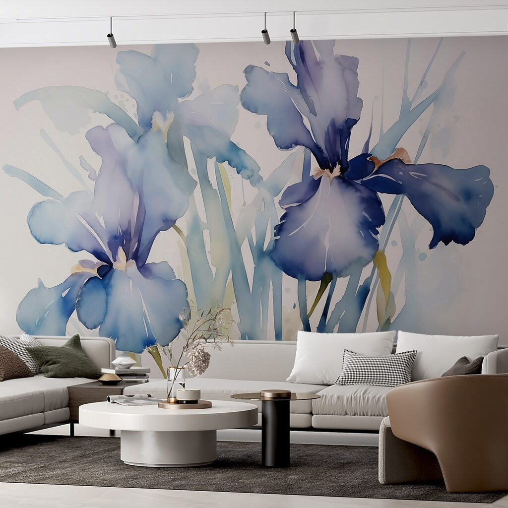 Íris azuis — interior 1